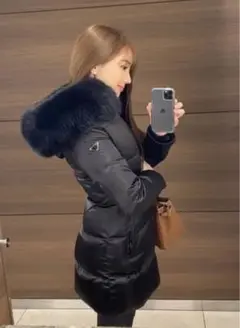 PRADA プラダ 岡部あゆみさん ファーダウンコート 29P117