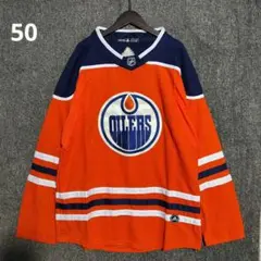 NHL エドモントン・オイラーズアイスホッケー ジャージ ユニフォーム