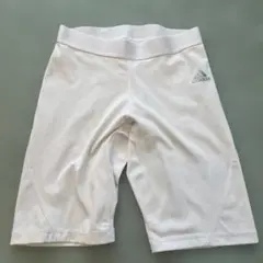 adidas ホワイト インナータイツ　サイズ150