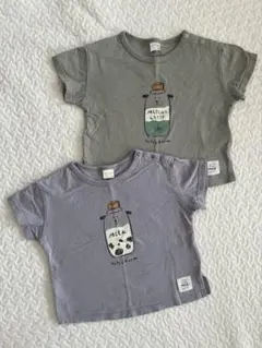 tete a tete バースデイ　90サイズ　半袖Tシャツ 双子　年子