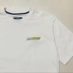 Lサイズ　STAY HUNGRY ワンポイントロゴTシャツ　ユーモア　Tシャツ