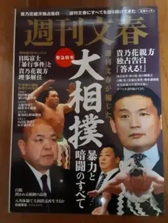 週刊文春 大相撲特集