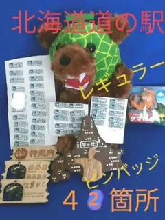 北海道道の駅　ピンバッジのみ　４2種類