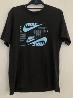 Nike ロゴプリント Tシャツ ブラック
