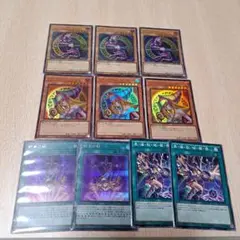 【遊戯王】ブラック・マジシャン&ブラック・マジシャン・ガール他カードセット