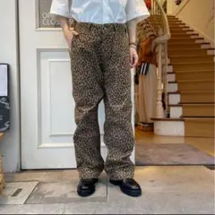 master&co レオパード　パンツ　豹柄