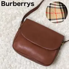 バーバリーズ ショルダーバッグ ノバチェック シャドーホース オールレザー