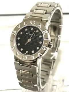 【極上品】BVLGARI ブルガリ 時計 bb23ss 12p ダイヤ 腕時計