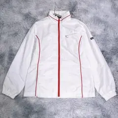 ellesse【M】ナイロンジャケット　テニスウェア　ホワイト