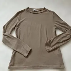 GRL ベージュ 長袖Tシャツ