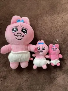 おぱんちゅうさぎ 3体