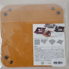 キャメル色 PVC トレー 約13×13×3.5cm