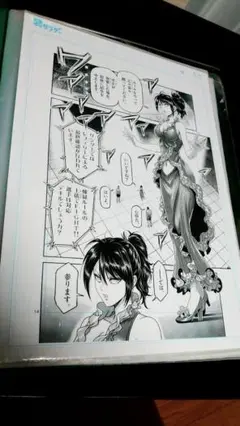 ケンガンオメガ 複製原画 椎名ありさ 引退