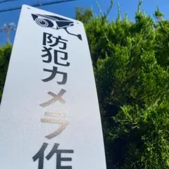 2枚入-防犯カメラ作動中看板 サイン標識 防犯カメラ設置中セキュリティ