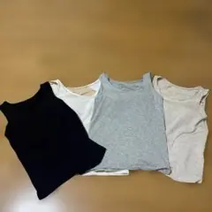 無印良品 カップ付タンクトップ 4色セット
