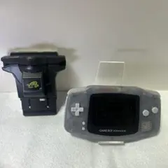 【動作確認済み】ゲームボーイアドバンス本体　クリア ジャンク品 カードeリーダー