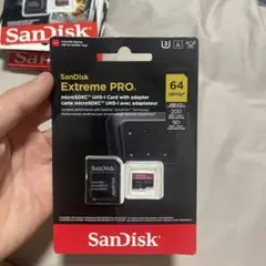 SanDisk Extreme PRO 64GB microSDカード