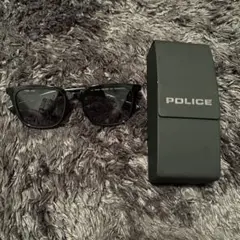 POLICE ブラック サングラス ケース付き