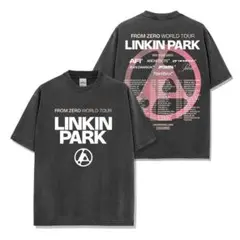 Linkin Park ヴィンテージ加工 Tシャツ バンド 両面プリント L