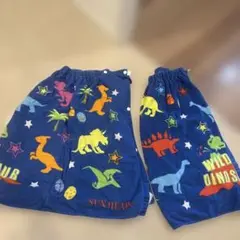 子供ラップタオル　恐竜柄２枚セット