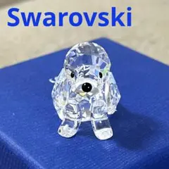 スワロフスキー　置物　座りビーグル　犬　正規品　極美品