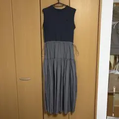 美品 DOUDOU ノースリーブワンピ