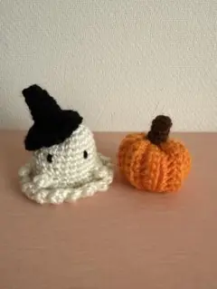ハロウィン あみぐるみ かぼちゃとおばけセット