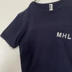 MHL マーガレットハウエル【日本製】胸ポケットtシャツサイズM