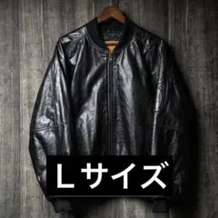 PABLO VINCI レザー ボンバー ジャケット Mサイズ 黒 牛革 未使用 PABLO VINCI レザー ボンバー ジャケット Mサイズ 黒 牛革 未
