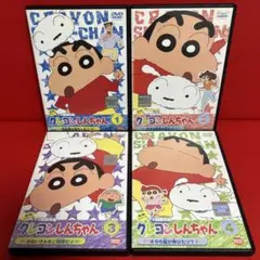 クレヨンしんちゃん　アニメ　DVD　4枚セット　48
