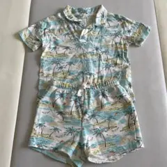 パームツリーTシャツ&ショートパンツセット