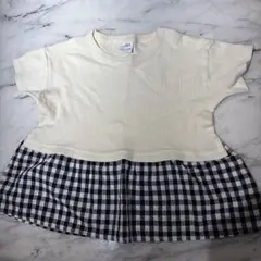 ZARA チェック柄 Tシャツ サイズ7