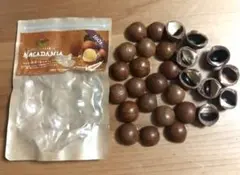 マカダミアナッツの殻　約80g 14粒