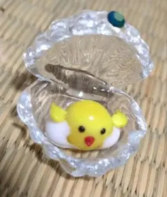 ガラス細工　ひよこ