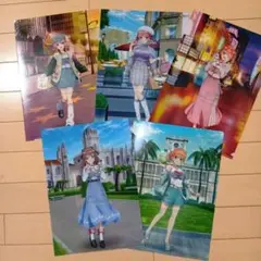 五等分の花嫁　クリアファイル ローソンコラボ　コンプリートセット