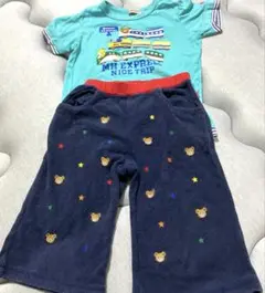 ミキハウス120半袖とパンツセット
