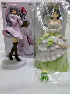 ☆まとめ買い値下げ☆激安セット♪〘輿水幸子＆ウエディング・直葉EXQフィギュア〙