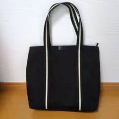 agnis b. ブラック トートバッグ
