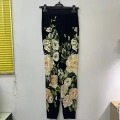DOLCE&GABBANAドルガバ レディース 花柄パンツ38 新品タグ付き