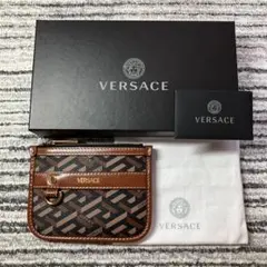 【新品未使用】ヴェルサーチ グレカ柄ポーチ コインケース 総柄 レザー 2025年最新】VERSACE メンズ コインケース・小銭入れの人気