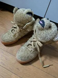 Jeremy Scott ゴールドラメ スニーカー US5