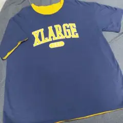 XLARGE★Tシャツ ネイビー リバーシブル