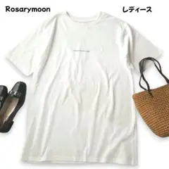 ロザリームーン コラボTシャツ 半袖 L~XL相当 オーバーサイズ 極美品