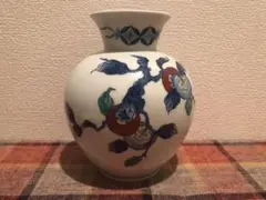 有田焼　鍋島焼　和泉作　白磁　手描き　染付山水人物　花瓶　24ｃｍ　壺 71VSiBkPpSL._AC_UF894,