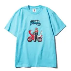 ソフトマシーン SOFTMACHINE (ブルー) 半袖Tシャツ 新品　M