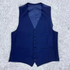 《美品》ベスト単体 ネイビー メンズM相当