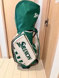 Srixon キャディバッグ 緑/白 松山英樹モデル（最終値下げ）早い者勝ち ヒロキ様専用】マスターズ優勝 松山英樹選手SRIXONキャディ
