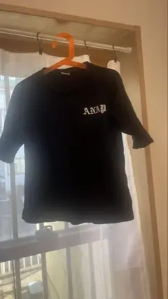 ASAP バックプリント Tシャツ 黒