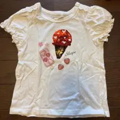 アイスクリームデザイン Tシャツ 100cm