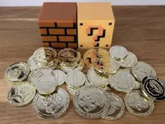 スーパーマリオ コイン26枚とブロックセット